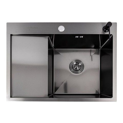 CM 65*50 R D&Eacute;COR Мийка PVD чорна Valeso Handmade (3.0/0.8) 51747 фото