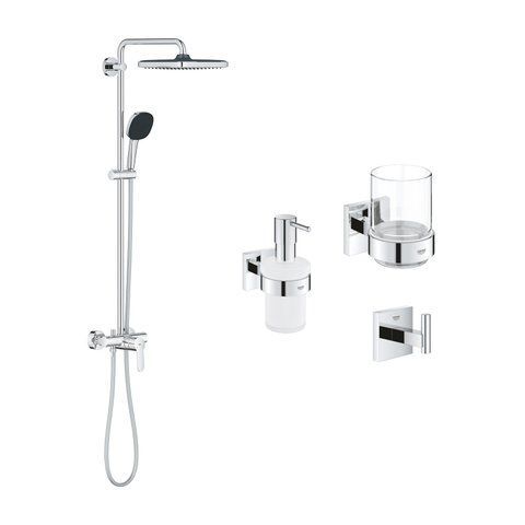 Душевая система Grohe QuickFix Vitalio Comfort 26985001 с набором аксессуаров BF40961SC CV037239 фото
