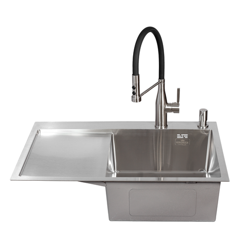 Комплект кухонної мийки KRP Geb&uuml;rstet - 7849RHM ST4304 ST821467 фото