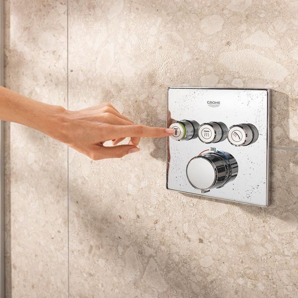 Душевая система скрытого монтажа термостатическая Grohe QuickFix Precision SmartControl Cube 34875000 CV034356 фото
