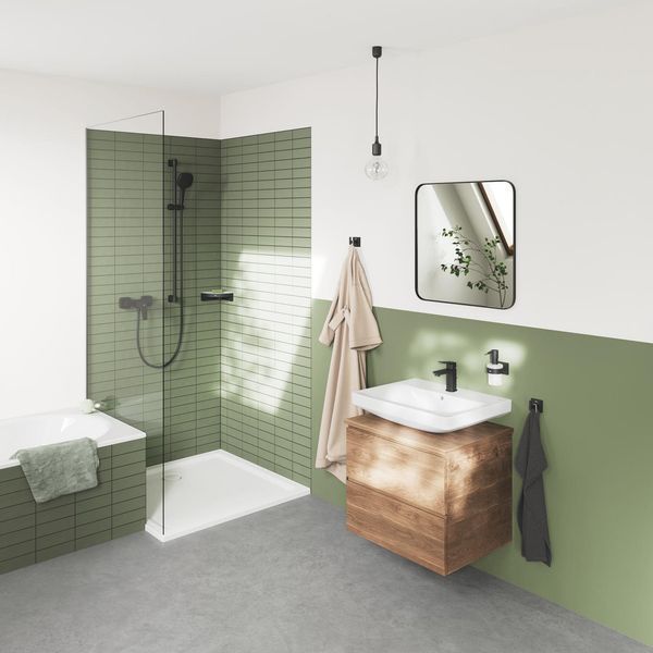 Змішувач для раковини Grohe QuickFix Dice S-Size 1018562430 з донним клапаном CV036196 фото