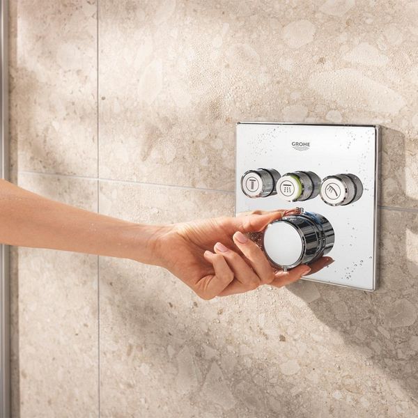 Душевая система скрытого монтажа термостатическая Grohe QuickFix Precision SmartControl Cube 34875000 CV034356 фото