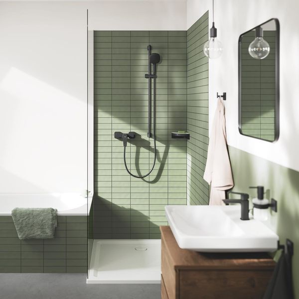 Змішувач для раковини Grohe QuickFix Dice S-Size 1018562430 з донним клапаном CV036196 фото