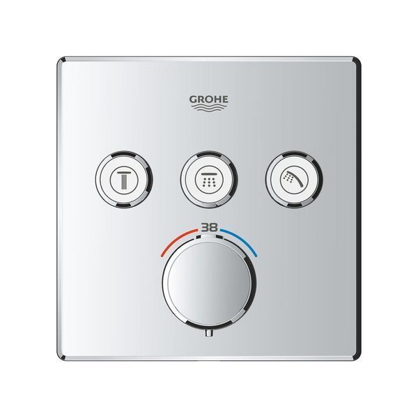 Душевая система скрытого монтажа термостатическая Grohe QuickFix Precision SmartControl Cube 34875000 CV034356 фото