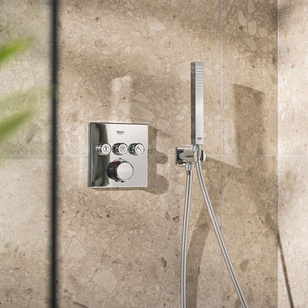 Душевая система скрытого монтажа термостатическая Grohe QuickFix Precision SmartControl Cube 34875000 CV034356 фото