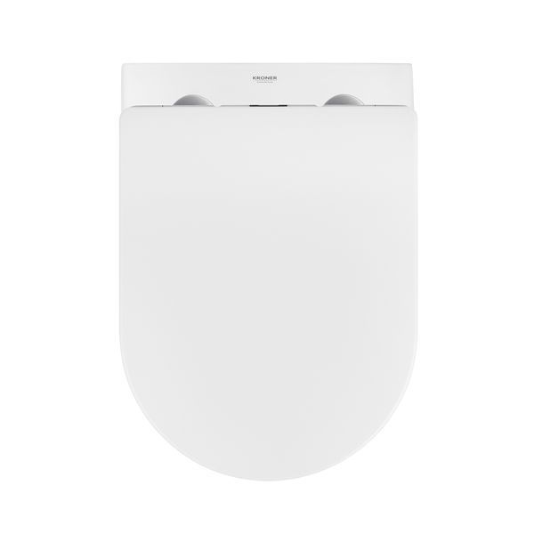 Комплект 4 в 1: Інсталяція GROHE Solido 3 в 1 3884966Q + Унітаз безобідковий Kroner Harz WHI523632 RIMLESS з сидінням Slim Duroplast / Soft-close / Quick relase KH523632WHIR (3884966KH523632) CV033822 фото