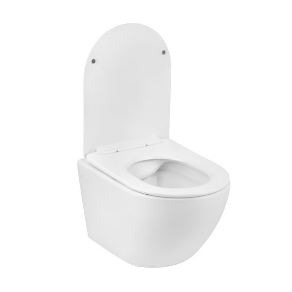 Комплект 4 в 1: Інсталяція GROHE Solido 3 в 1 3884966Q + Унітаз безобідковий Kroner Harz WHI523632 RIMLESS з сидінням Slim Duroplast / Soft-close / Quick relase KH523632WHIR (3884966KH523632) CV033822 фото