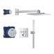 Душевая система скрытого монтажа термостатическая Grohe QuickFix Precision SmartControl Cube 34875000 CV034356 фото 1