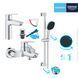 Набір змішувачів 3 в 1 для ванної кімнати Grohe QuickFix Start M-Size UA202301ME CV030618 фото 12