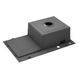 Комплект кухонної мийки Kroner KRP Schwarze 78х49HM PVD ST07 Grafite SL44792 фото 9