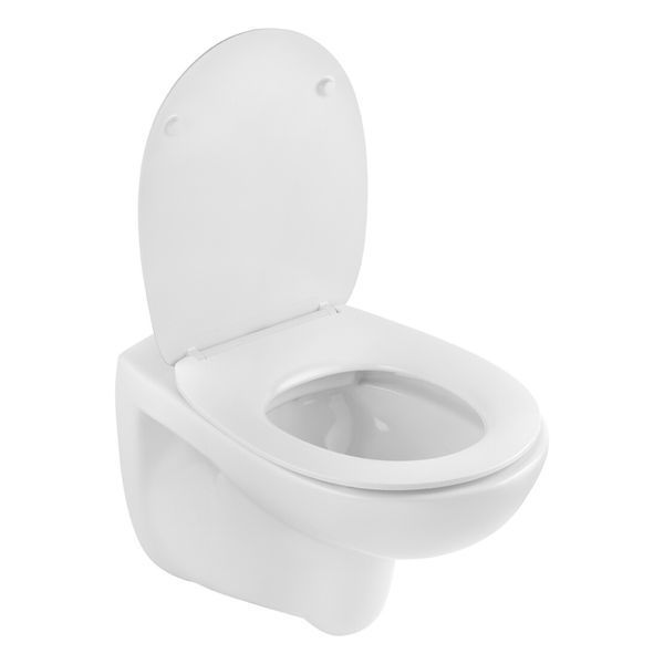 Комплект 4 в 1: Інсталяція Grohe QuickFix Solido 2 в 1 38971000 + Панель змиву для унітаза Grohe QuickFix Even 389662430 + Унітаз безободковий Kroner Oker WHI533536 RIMLESS з сидінням Slim Duroplast /Soft-close /Quick relase KO533536WHIR (38971966243KO53R CV036762 фото