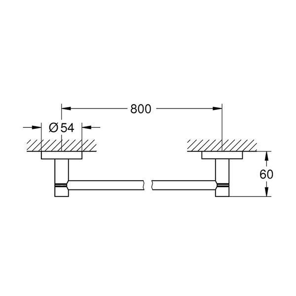 Тримач для рушників Grohe QuickFix Start 411872430 CV034618 фото