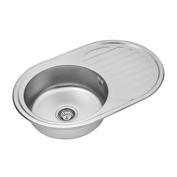 Кухонна мийка Kroner KRP Satin - 7750 (0.6 мм) CV022787 фото