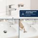 Змішувач для раковини Grohe QuickFix Dice S-Size 1018570000 з донним клапаном CV036199 фото 8