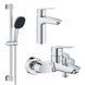 Комплект смесителей для ванной комнаты Grohe QuickFix Start UA202301MQ CV030619 фото 10