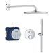 Душова система прихованого монтажу термостатична Grohe QuickFix Precision з Vitalio Rain Mono 310 34880000