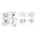 Комплект 4 в 1: Інсталяція Grohe Rapid SL 3 в 1 38772001 + Унітаз безободковий Kroner Eifel WHI483429 TORNADO з сидінням Slim Duroplast / Soft-close / Quick relase KE483429WHIT (38772001KE483429) CV033823 фото 3