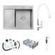 Комплект кухонной мойки KRP C031WHI Geb&uuml;rstet-6350RHM ST131345 фото 1