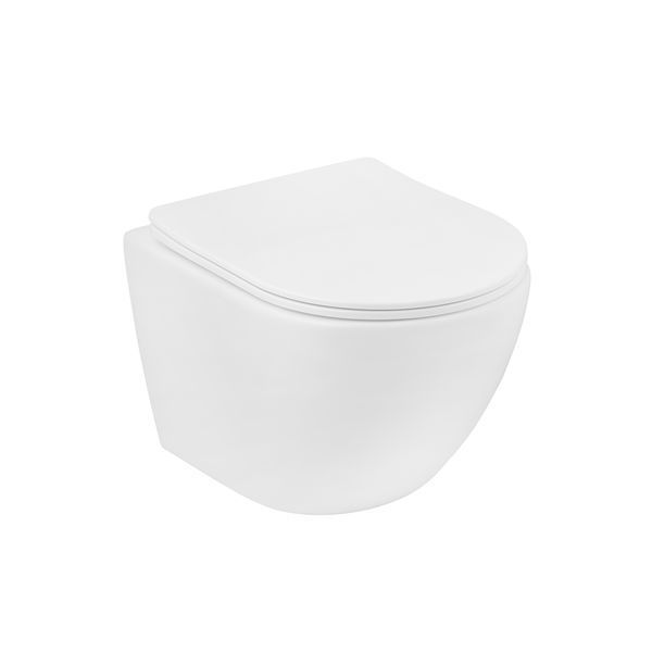 Комплект 4 в 1: Інсталяція Grohe Rapid SL 3 в 1 38772001 + Унітаз безободковий Kroner Harz WHI483632 TORNADO з сидінням Slim Duroplast / Soft-close / Quick relase KH483632WHIT (38772001KH483632) CV033824 фото