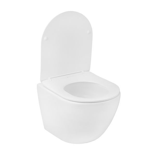 Комплект 4 в 1: Інсталяція Grohe Rapid SL 3 в 1 38772001 + Унітаз безободковий Kroner Harz WHI483632 TORNADO з сидінням Slim Duroplast / Soft-close / Quick relase KH483632WHIT (38772001KH483632) CV033824 фото