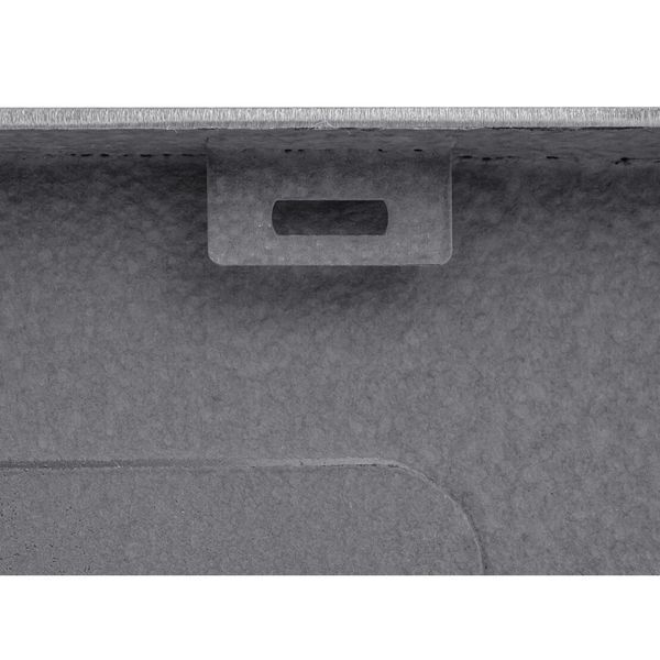 Комплект кухонной мойки Kroner KRP Geb&uuml;rstet 78х49LHM BLK04 nichel SL54729 фото