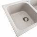 Гранитная мойка для кухни Platinum 7950 Equatoria Топаз 36405 фото 3