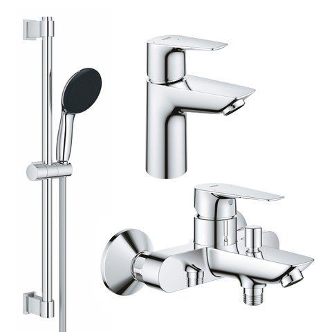 Набор смесителей 3 в 1 для ванной комнаты Grohe QuickFix StartEdge S-Size UA202501SE CV030624 фото