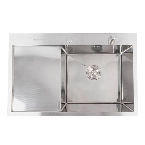 Кухонна мийка CM 78*50 R D&Eacute;COR нержавійка VALESO Handmade 51750 фото