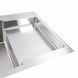 Мийка Valeso Handmade CM 78&times;50C L (нержавійка) з поглибленою полицею 47090 фото 3
