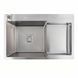 Мийка Valeso Handmade CM 78&times;50C L (нержавійка) з поглибленою полицею 47090 фото 1