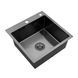 Кухонна мийка Kroner KRP Schwarze - 5050HM PVD (3.0/1.0 мм) CV022793 фото 4