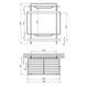 Полка для ванной комнаты Kroner KRM Rizze - ACC330-2 CV022915 фото 2