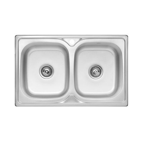 Кухонна мийка Kroner KRP Satin - 7948Z (0.8 мм) CV025445 фото