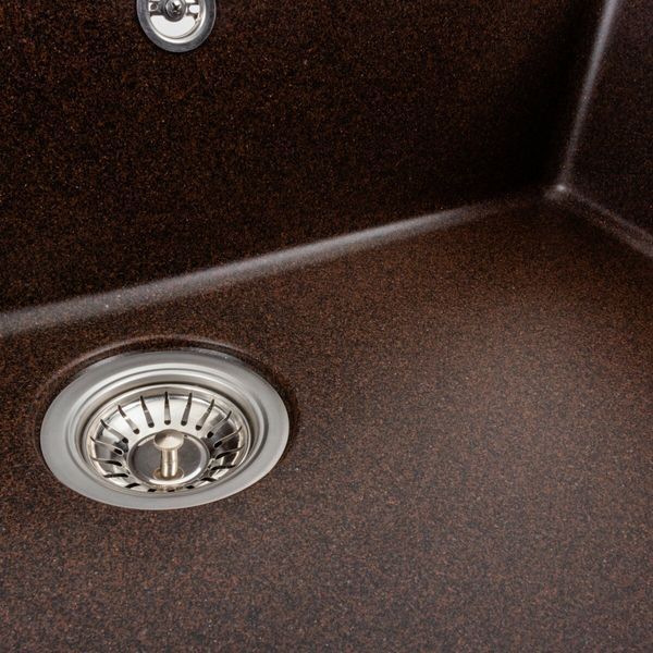 Гранитная мойка для кухни Platinum 7850 Bogema матовая Шоколад 38746 фото