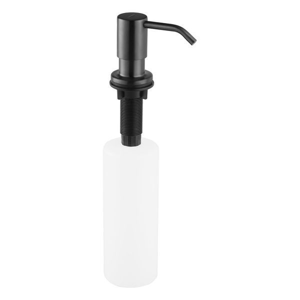 Комплект кухонной мойки Kroner KRP Schwarze 78х49LHM PVD ST07 Grafite SL44791 фото
