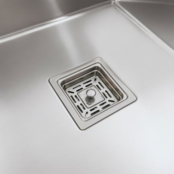 Мойка Platinum Handmade 650x500x230 L нержавейка (квадратный сифон 3,0/1,0) 37680 фото