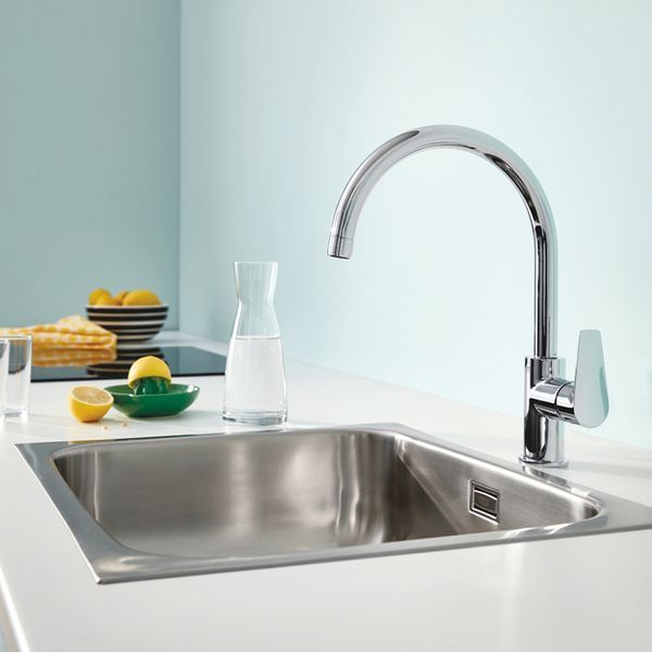 Комплект смесителей для ванной комнаты и кухни Grohe QuickFix Start Edge UA202501SK CV030625 фото