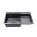 Комплект кухонної мийки KRP Schwarze - 7848LHM PVD ST043420 фото 16