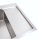 Мойка Platinum Handmade 650x500x230 L нержавейка (квадратный сифон 3,0/1,0) 37680 фото 4