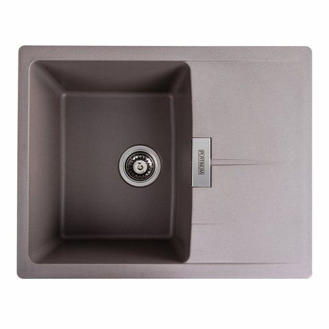 Гранітна мийка для кухні Platinum 6250 ZIRKONE матова Дюна 41581 фото