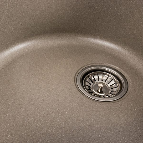 Гранитная мойка для кухни Platinum 6250 SOUL матовый Титан 40353 фото