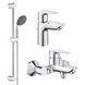 Набір змішувачів 3 в 1 для ванної кімнати Grohe QuickFix StartEdge S-Size UA202501SQ CV030626 фото 2