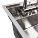 Кухонная мойка CM 40*50 скрытая нержавейка Platinum Handmade 44555 фото 5