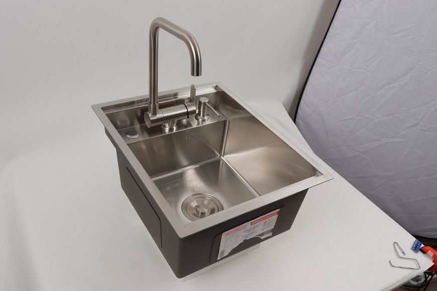 Кухонная мойка CM 40*50 скрытая нержавейка Platinum Handmade 44555 фото