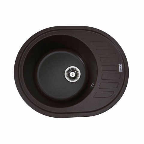 Гранитная мойка для кухни Platinum 6250 SOUL матовая Мокко 3417 фото