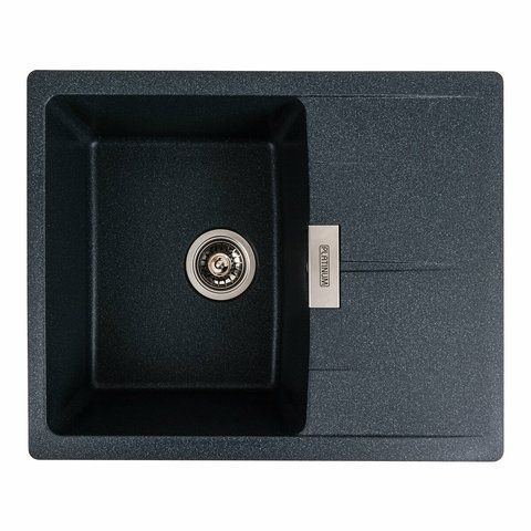 Гранітна мийка для кухні Platinum 6250 ZIRKONE матовий Антрацит 41582 фото