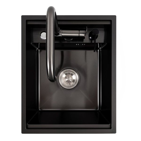 Кухонна мийка CM 40*50 прихована PVD чорна Platinum Handmade 44556 фото