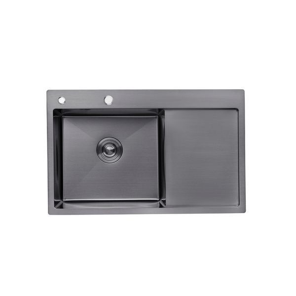 Комплект кухонной мойки Kroner KRP Schwarze - 7849LHM PVD (3/1 мм) ST35227 фото