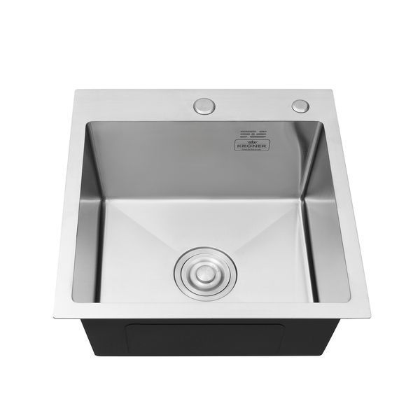 Комплект кухонної мийки Kroner KRP Geb&uuml;rstet - 4545HM ST4304 ST375281 фото