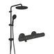 Змішувач термостатичний для душу Grohe QuickFix Start Black UA303908T2